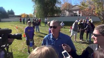 Mark Wetmore after Colorado's strong day at 2013 Pac 12 Championships