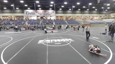 58 lbs Quarterfinal - Carter Deschaines, Borger Youth Wrestling vs Timoteo Salazar, Sam Estrada/ ReZults Wrestling