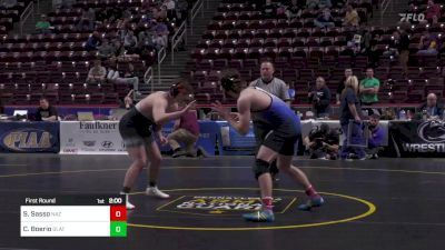 215 lbs First Round - Sonny Sasso, Nazareth vs Corey Boerio, Greater Latrobe