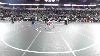 85 lbs Quarterfinal - Chance Wilderman, East Kansas Eagles vs Hunter Wilson, Viking Wrestling Club