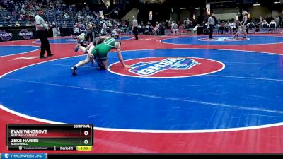 4A-175 lbs Semifinal - Evan Wingrove, Heritage-Catoosa vs Zeke Harris, North Hall