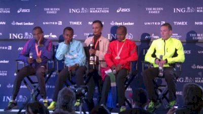 Ryan Vail press conference after NYC Marathon 2013