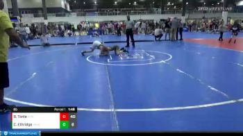 85 lbs Round 2 (6 Team) - Connor Ethridge, GREAT NECK WC - GOLD vs Ben Tante, ICON WRESTLING CLUB