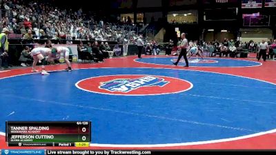 6A-126 lbs 1st Place Match - Tanner Spalding, Woodward Academy vs Jefferson Cuttino, Glynn Academy