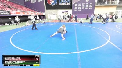 132 lbs Semifinal - Dawson Youngblut, Immortal Athletics WC vs Austin Collins, Bear Cave Wrestling Club