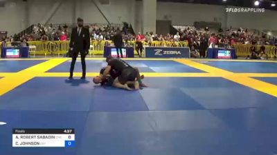 ANGELO ROBERT SABADIN vs CHARLES JOHNSON 2021 American National IBJJF Jiu-Jitsu Championship