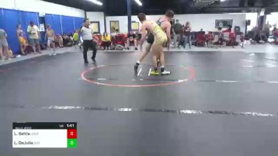 160 lbs Semifinal - Layne Settle, Urbana vs Lou DeJulia, Bad Karma