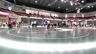 135 lbs 5th Place - Audree Robinson, Sand Springs HS vs Bella Janes, Stillwater High School Girls