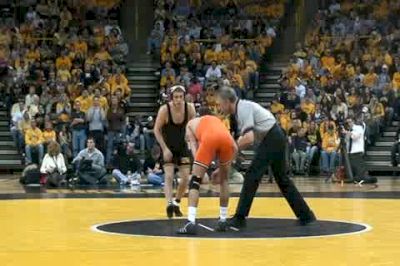 No. 1 Coleman Scott (OSU) dec. No. 2 Joe Slaton (Iowa); 8-6