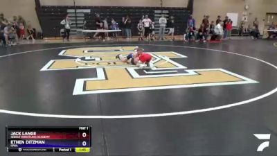 59 lbs Round 1 - Jack Lange, Sebolt Wrestling Academy vs Ethen Ditzman, Iowa