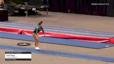 Aliah Raga - Double Mini Trampoline, Dulles Gymnastics - 2021 USA Gymnastics Championships