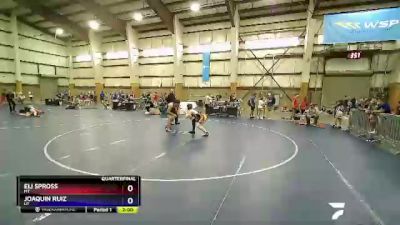 187 lbs Quarterfinal - Eli Spross, MT vs Joaquin Ruiz, UT