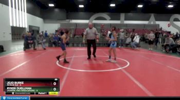 85 lbs Round 2 (8 Team) - Jojo Burke, M2 Blue (NJ) vs Ryker Duellman, LaCrosse Area Wrestlers(WI)
