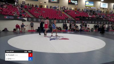 65 kg Cons 32 #1 - Malachi Puckett, Tennessee vs Joseph Ortiz, Goldman's Wrestling Academy Of The Rockies