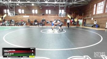 215 lbs Champ. Round 1 - Izak Nguyen, Overfelt vs Cesar Ruiz, Santa Clara