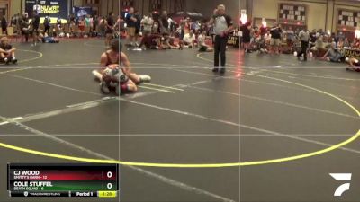 130 lbs Round 4 (6 Team) - CJ Wood, Smitty`s Barn vs Cole Stuffel, Death Squad