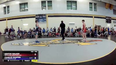 149 lbs Cons. Semi - Ashton Walker, One On One Wrestling Club vs Charles Shaffer, Elite Athletic Club