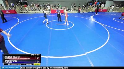 145 lbs Cons. Semi - Angelo Adame, Matilda Torres High School Wrestling vs Jacob Perez, California