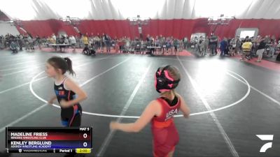 70 lbs Round 3 - Madeline Friess, Ringers Wrestling Club vs Kenley Berglund, Askren Wrestling Academy