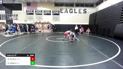 138 lbs Consi Of 8 #1 - Angel (Karma) Arroyo, Manchester vs Blake Peters, Hall