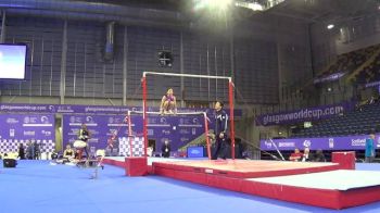 Teramoto works bars during podium training