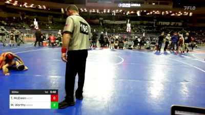 80 lbs Consi Of 8 #1 - Troy McEwen, North Plainfield vs Mason Worthy, Washington Twp