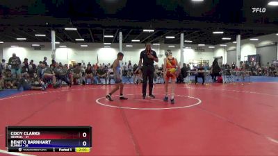 83 lbs 2nd Place Match (16 Team) - Cody Clarke, Georgia vs Benito Barnhart, Florida