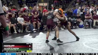 160 lbs Finals (1st & 3rd) - Jackson Hird, 4-Mount Vernon vs Zayvion Ellington, 3-Sergeant Bluff-Luton