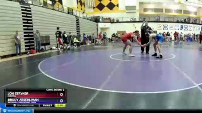 170 lbs Cons. Round 2 - Jon Stryker, Indiana vs Brody Aeschliman, Zionsville Wrestling Club