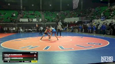 160 lbs Cons. Round 2 - Collin Burroughs, Chelsea vs Xavier Angerhofer, Florence