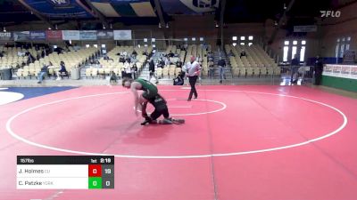 157 lbs Dual - Jashon Holmes, Castleton vs Clinton Patzke, York College