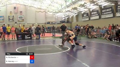 79 kg Round Of 32 - Neal Richards, Virginia Military Institute vs Ben Harvey, West Point RTC