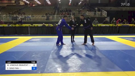 MARCOS VINICIUS BOAVENTURA LEOPO vs CHIN SING FAN 2024 Pan Jiu Jitsu IBJJF Championship