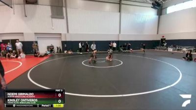 60 lbs Cons. Semi - Noemi Grimaldo, Austin Wrestling Academy vs Kinsley Ontiveros, Texas Elite Wrestling Club