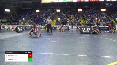 75 lbs Round Of 16 - Rylee Spahr, Bermudian Springs vs Gabe Peace, Quaker Valley