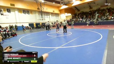 175 lbs Round 1 - Diego Morales, American Leadership Academy Queen Creek vs Karmine Bennett, Page