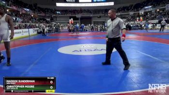 7A 285 lbs 3rd Place Match - Maddox Sunderman, Bob Jones vs Christopher Moore, Jeff Davis Hs