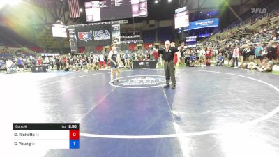 170 lbs Cons 4 - Gavin Ricketts, Kentucky vs Caden Young, Wisconsin