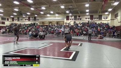 215 lbs Round 2 - Jean Ngoma, Xavier, Cedar Rapids vs Tayden Nguyen, Harrisburg