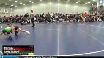 110 lbs Round 3 (6 Team) - Tripp Vigil, Wyoming Brown vs Carsen Kampshoft, South Dakota Lightning