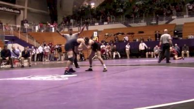 141 s, Steven Rodriques, Illinois vs Josh Dziewa, Iowa