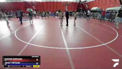 82 lbs Semifinal - Hunter Erdmann, WI vs Henry Metzler, WI