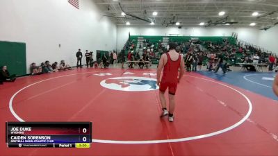 150 lbs Quarterfinal - Joe Duke, Wyoming vs Caiden Sorenson, Greybull Basin Athletic Club