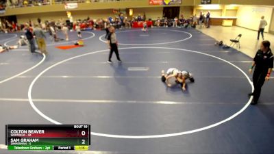 76 lbs Finals (8 Team) - Colton Beaver, Westfield vs Sam Graham, Zimmerman