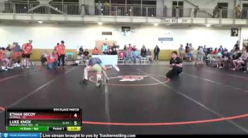 136 lbs Placement Matches (8 Team) - Ethan Secoy, Georgia vs Luke Knox, Pennsylvania Red