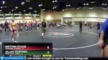 107 lbs Placement (16 Team) - Kaylyn Harrill, Nebraska Tsunami vs Bree Swenson, Iowa Pin-A-Sarus