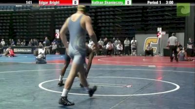 141 Round 1 Edgar Bright Pittsburgh vs Nate Skonieczny Kent State