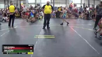 53 lbs Round 5 (6 Team) - Tate Russell, Funky Fire vs Tino Acuna, Stallers Elite