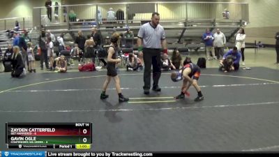 53 lbs Round 5 (6 Team) - Gavin Ogle, Contenders WA Green vs Zayden Catterfeld, Get Hammered