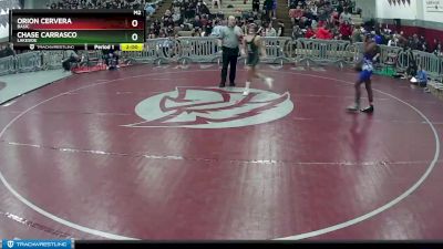 120 lbs Semifinal - Chase Carrasco, Lakeside vs Orion Cervera, Basic